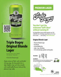 Triple Bogey Original Blonde Lager